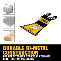 Lâmina Oscilante de 3 lados para uso geral DEWALT DWA4283 Lâmina Oscilante de 3 lados para uso geral DEWALT DWA4283