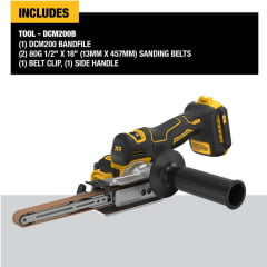 Lixadeira de Cinta 20V MAX XR 18" (457mm) DCM200B Dewalt