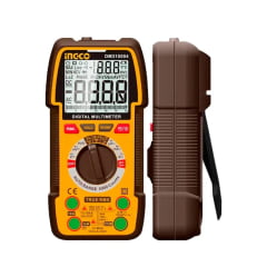 MULTÍMETRO DIGITAL TRUE-RMS INGCO 6000 CONT AC 750V / DC 1000V ESCALA AUT. E TEMP. (subst DM7502)