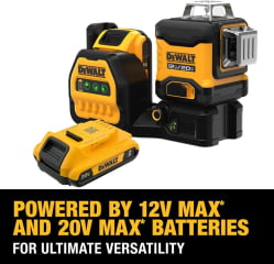 Nível Laser Dewalt 3x 360 graus 12V/20V Dcle34030gb Dewalt