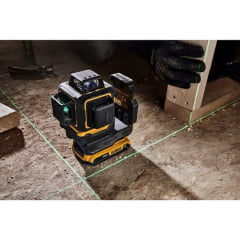 Nível Laser verde 20v Atomic 3x 360 graus DCLE34031B DEWALT