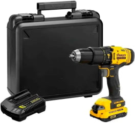 Parafusadeira Furadeira Impacto 01 Bat 20V SCD711D1K Stanley
