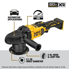 Politriz Lixadeira Roto Orbital 5'' 5.500OPM Brushless DCM848 Dewalt