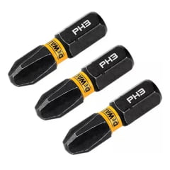 PONTA BIT PHILIPS PH3 25MM C/03 FLEXTORQ DWAF1PH3IR3