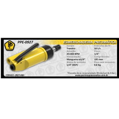Retífica pneumática industrial 20.000RPM PPE-0927 PARTNER
