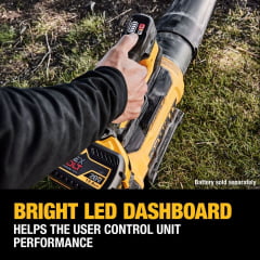 SOPRADOR AR À BATERIA 60V FLEXVOLT BRUSHLESS DCBL777B DEWALT 