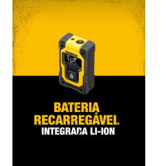 Trena Laser Portátil Recarregável 16m Dw055pl Atomic Dewalt