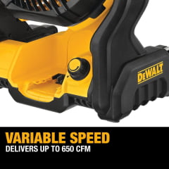 Ventilador Portátil Sem Fio à Bateria MAX 20V DCE512B DEWALT 