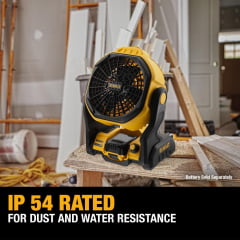 Ventilador Portátil Sem Fio à Bateria MAX 20V DCE512B DEWALT 