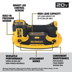 Ventosa de Sucção à Bateria 20v Max Grago Dce592b Dewalt