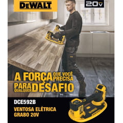 Ventosa de Sucção à Bateria 20v Max Grago Dce592b Dewalt