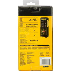 Trena A Laser Medidor Profissional 50 Metros Dewalt Dw0165n