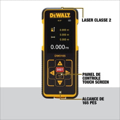 Trena Laser 100m Com Bluetooth Profissional Dw0330sn Dewalt