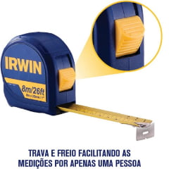 TRENA STANDARD PROFISSIONAL 8M / 26FT X 25mm IW13948 IRWIN