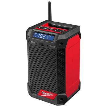 Rádio Bluetooth AM/FM Carregador Bateria M12 2951 Milwaukee