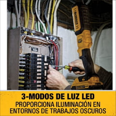 LANTERNA LED LIGHT 1000LM ARTICULADA 20V MAX DCL050 DEWALT