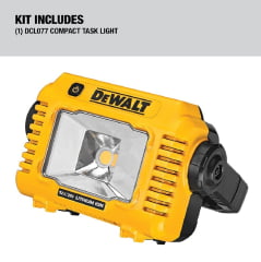 LANTERNA / REFLETOR LED TASK LIGHT 2000 LMS 12V/20V MAX DCL077B DEWALT